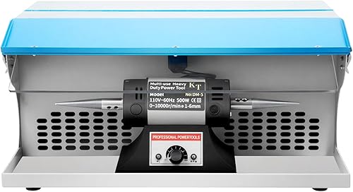 Máquina pulidora de pulido, colector de polvo de mesa de 200 W 110 V, máquina pulidora de joyas, colector de polvo con banco multifunción ligero,