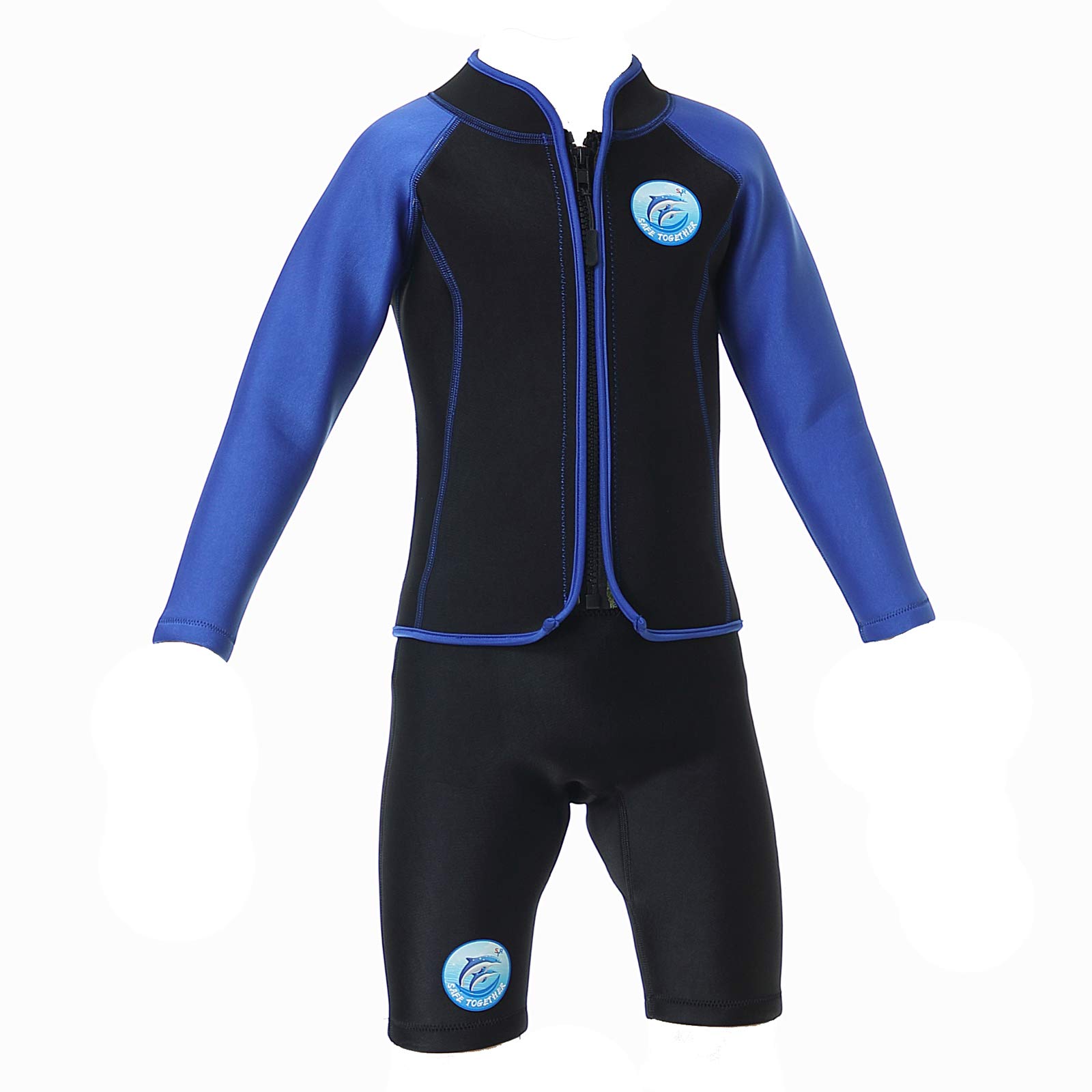 Kinder Neoprenanzug Jungen Kurzarm Badeanzug Sonnenschutz 2,5 mm Neopren zweiteilige Neoprenanzüge Shorts Junior Jugend Neoprenanzug Schwimmanzug