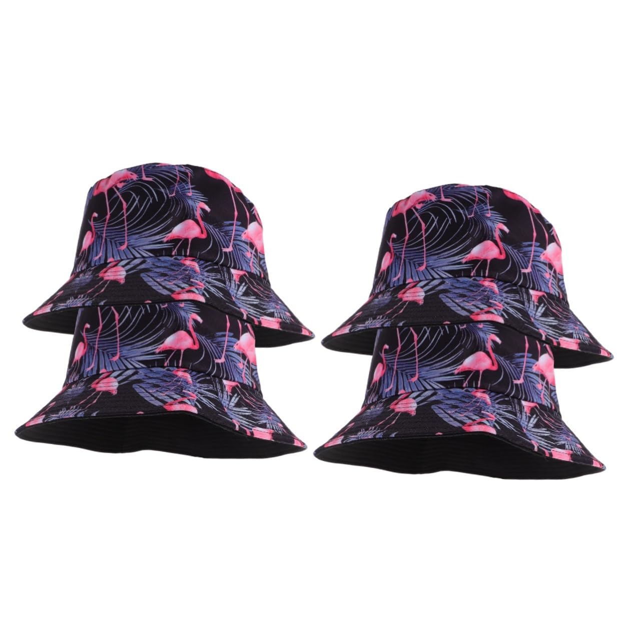 VALICLUD 2 Series Sombrero Azul para Mujer Sombrero De Pescador con Diseño De Flamenco De Viaje Gorra De Pescador Gorras para Mujer s De a De 2 Piezas*2