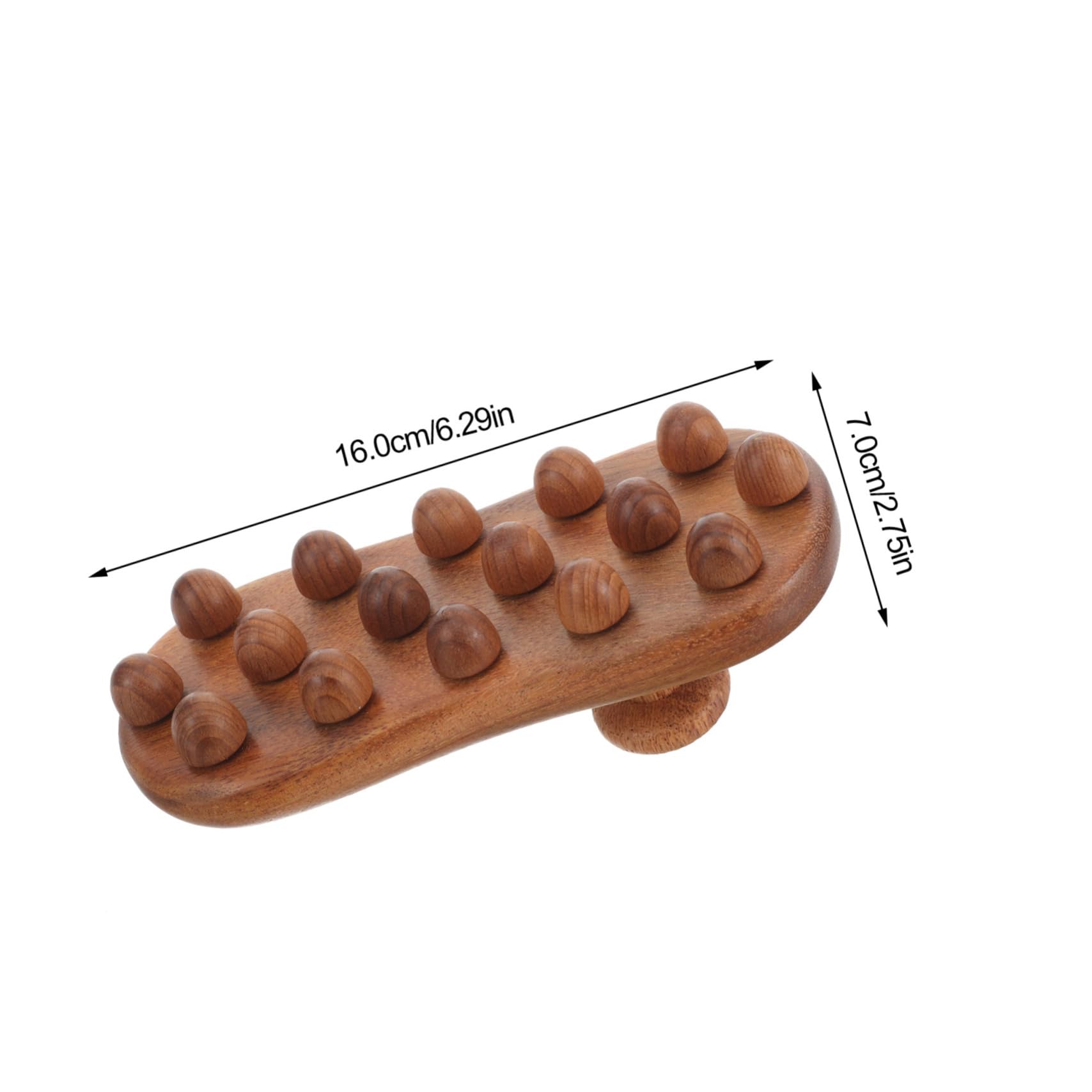 Cepillo de Masaje Corporal Herramienta de Masaje Portátil y Resistente al Desgaste de Madera para Piernas y Espalda Adecuado para Relajación en Casa y Oficina