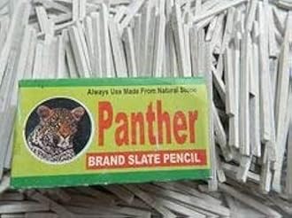 Panther Brand - Pack of 10 Boxes - Natural Lime Stone Chalk - Slate Pencil
