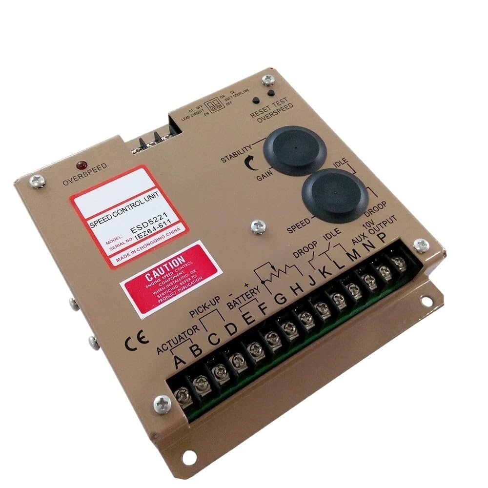 Akcesoria do generatora diesla ESD5521, moduł kontroli prędkości, elektroniczny regulator prędkości ESD5521