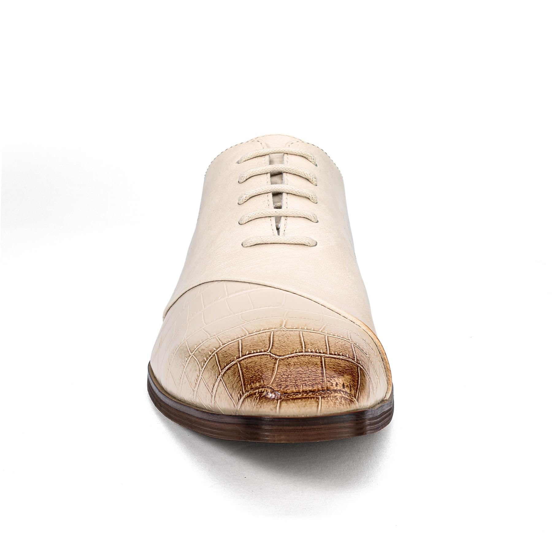 Allthemen Chaussure Homme Ville Pointues Business Derby à Lacets Costume Oxford Respirant Mariage