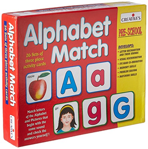 Creative Educational Creative Pre-School Alphabet Match Cards