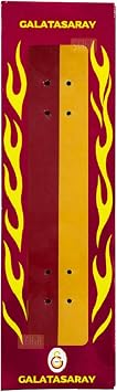 Galatasaray Lisanslı Işıklı Silikon Tekerlekli 70x20cm Sarı-Kırmızı Çocuk Kaykayı