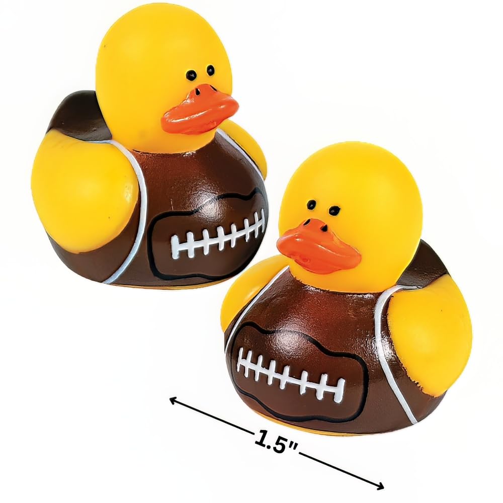 Amazon.com: Fun Express Mini Football Rubber Ducks (Set of 24