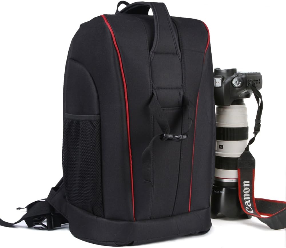 TOP-MAX Large DSLR Camera Bag Backpack (Size: L 28*W 14*H 43 cm)