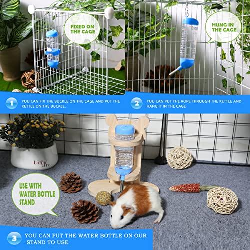 Pstardmoon Small Animals Water Bottle, Bunny Water Bottle, Hamster Water Bottle, Guinea Pig Water Bottle, Suitable For Rabbits Chinchilla Hamsters Guinea Pigs Gerbils Groundhog Squirrels (2.7 Oz) #TOP6