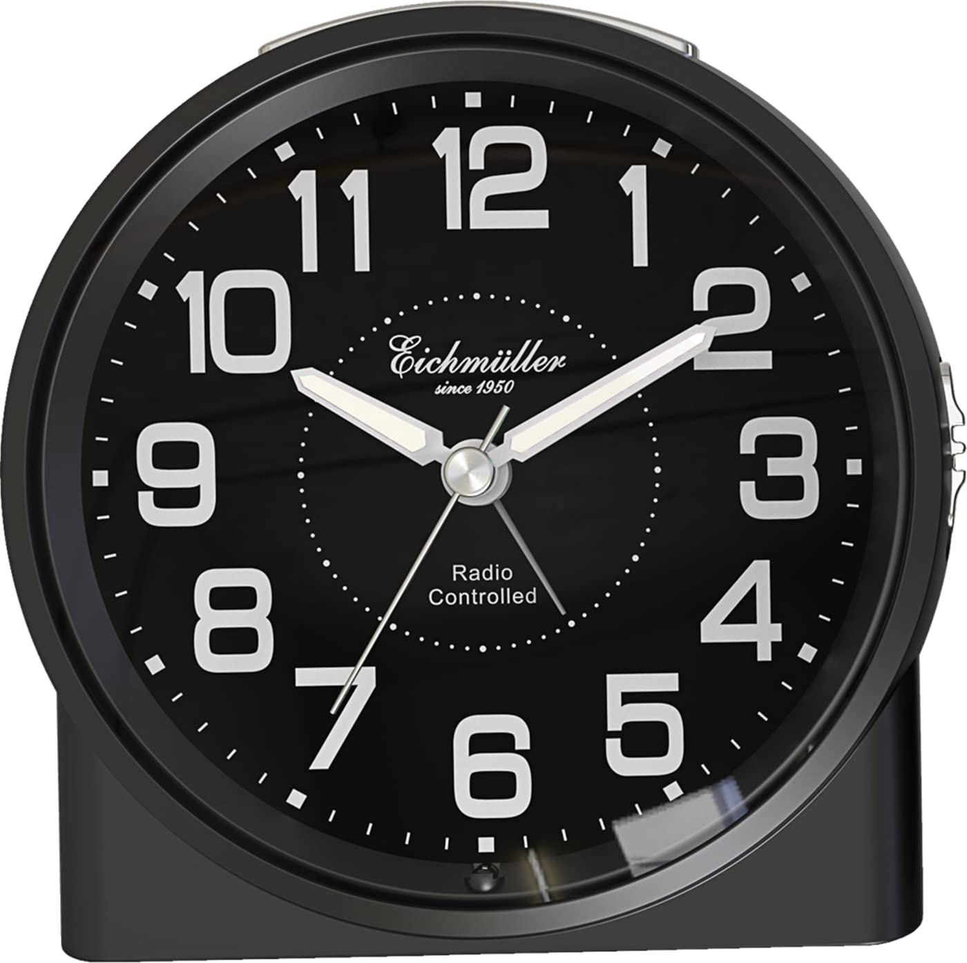 Eichmüller Funkwecker schwarz 9890-09 sehr gut ablesbar