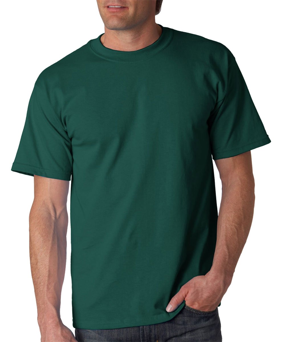 Gildan Mens Ultra Cotton Short Sleeve T-Shirt (2XL) (Forest Green)