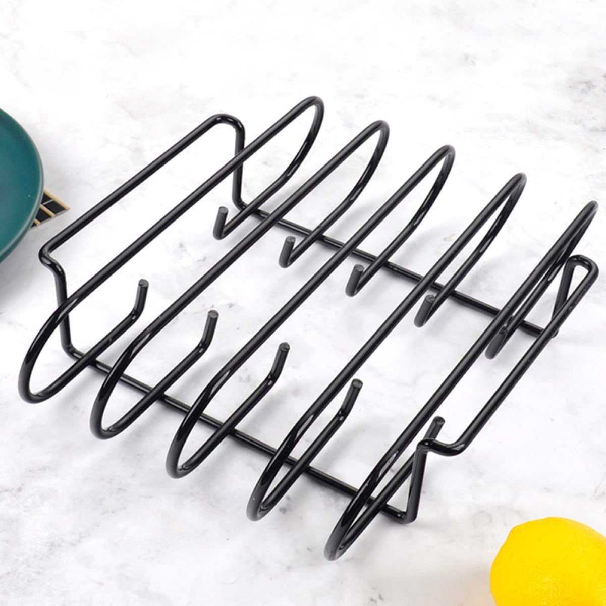 SUPVOX Supporto Portatile Barbecue Esterno da Acciaio Inossidabile in per Compatta Graticola per Grigliare Costine e Verdure Durante attività All'aperto