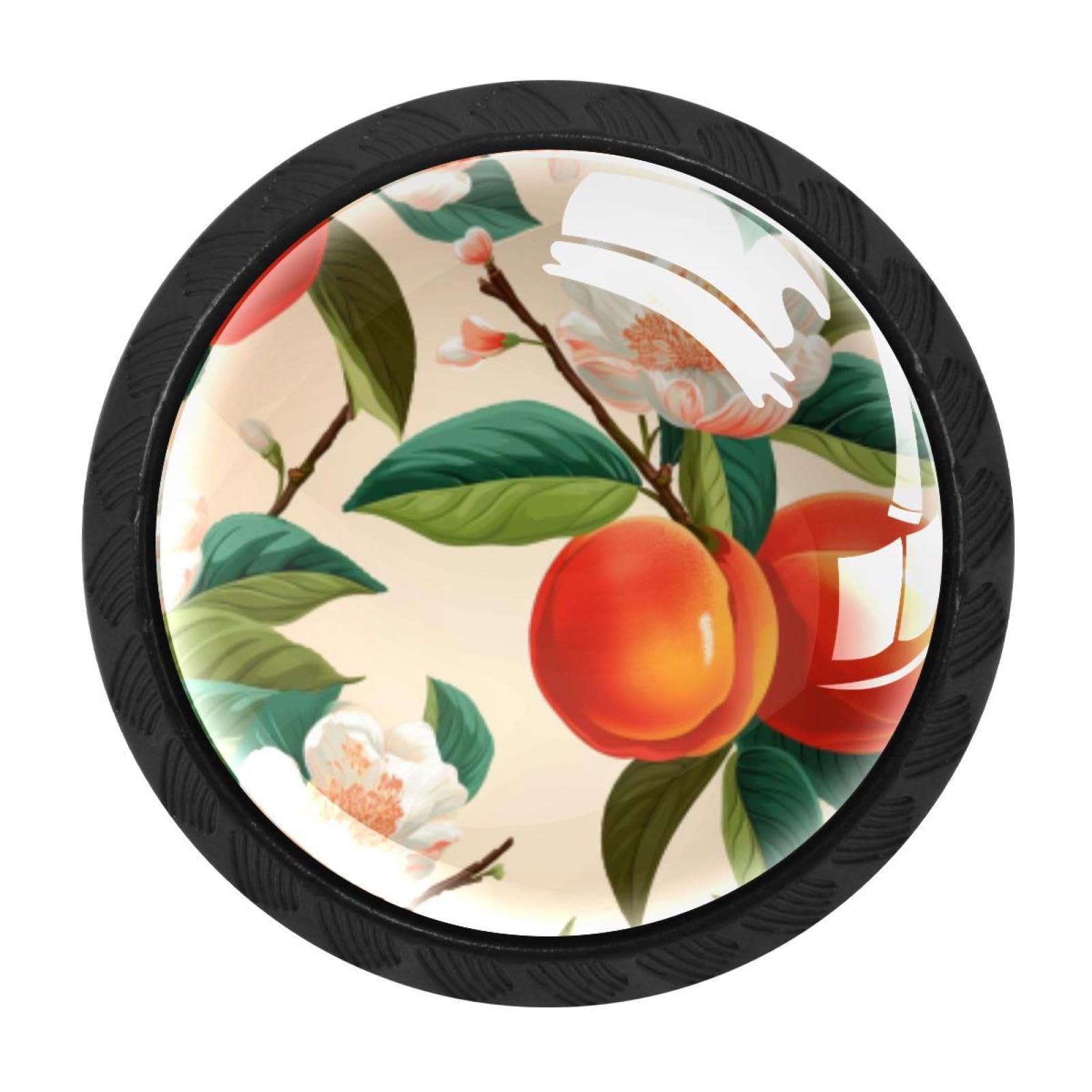 Chenzzzz Multicolored 02 4 Pack Peach Kitchen Cabinet Knobs Drawer Knobs Dresser Knobs Matte Black Zinc Knobs Drawer Pulls Door Knobs Dresser Drawer Handles Knobs For Dresser Drawers