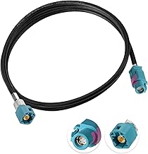 Eightwood HSD LVDS Câble HSD Z femelle vers mâle 100 cm HSD 535 4-Core Câble pour BMW F30 F10 F25 F15 Audi VW Mercedes Citroën Peugeot Vidéo Audio Rear View Backup Camera Retrofit Navigation etc.