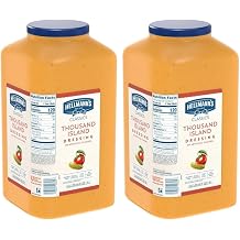 Hellmanns Classics French Salad Dressing Jug, Gluten Free, No Artificial Flavors or High Fructose Corn Syrup, Colors from Natural Sources, 1 gallon Pack of 2