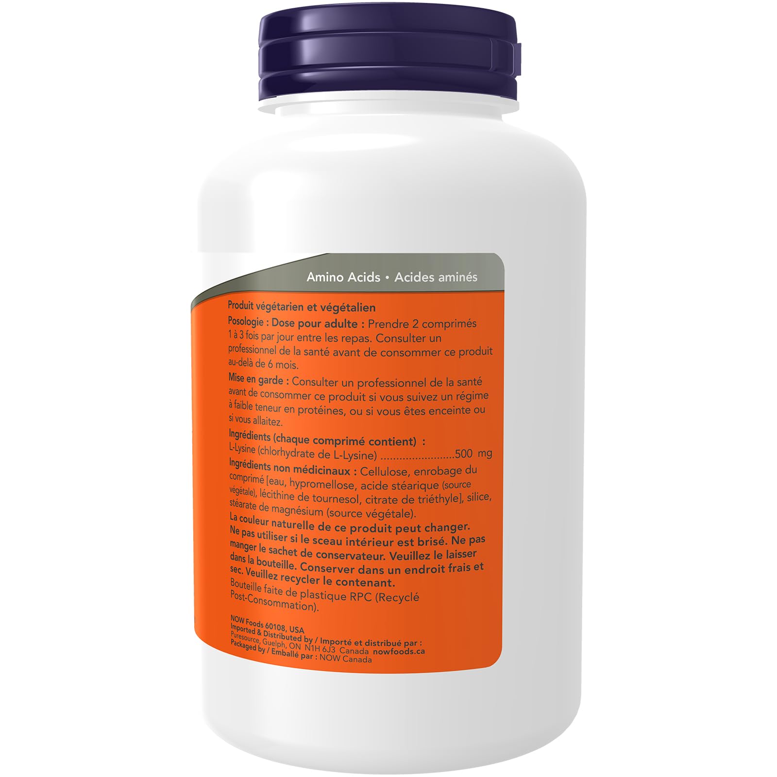 Now Foods L-Lysine 500Mg 250Tab 1