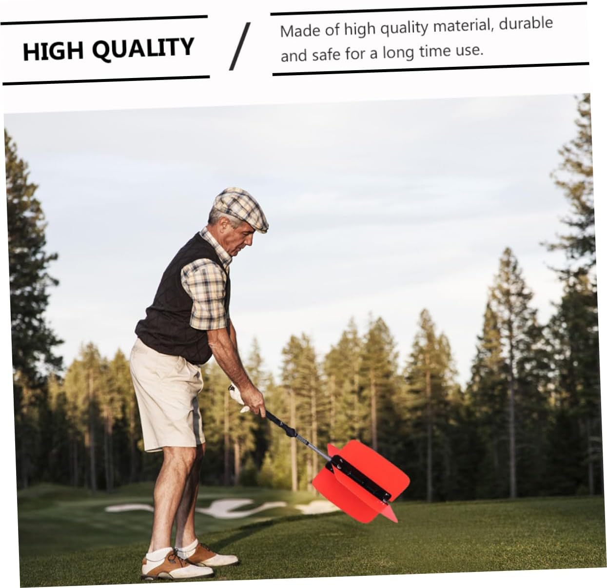 VICASKY 1pc Professional Swing Trainer Golf Training Aid Enhanced Wind Resistance for Strength and Control Material Easy to Install and Remove Suitable for All Skill Levels