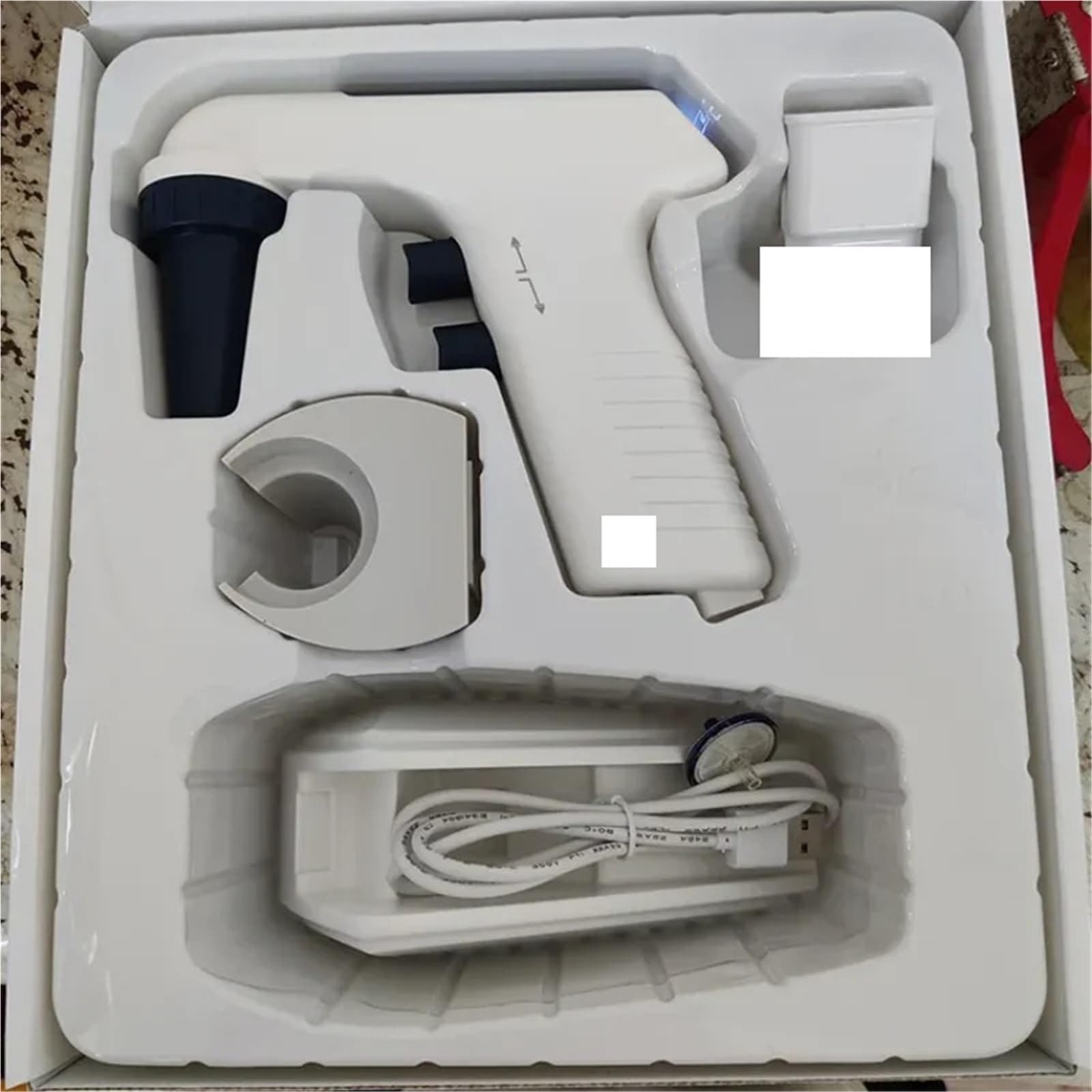 Elektrische Pipette 0,1–100 ml, große Kapazität, automatische Laborpipette, LCD-Display, elektronische Pipette, 100 ml, Laborausrüstung(Plus 0.1-100ml)