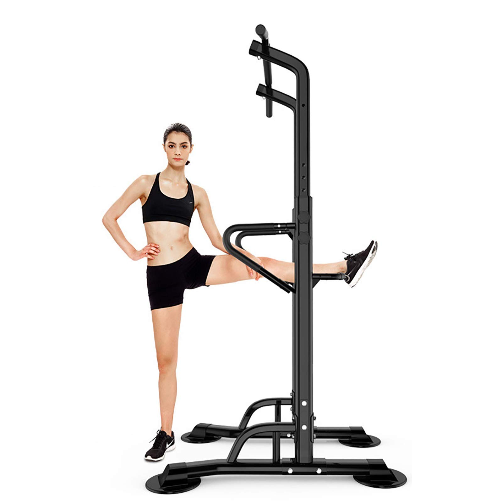 Power Tower Pull Up Bar Dip Station Attrezzatura multifunzione regolabile per push up per palestra domestica Allenamento della forza Allenamento Fitness