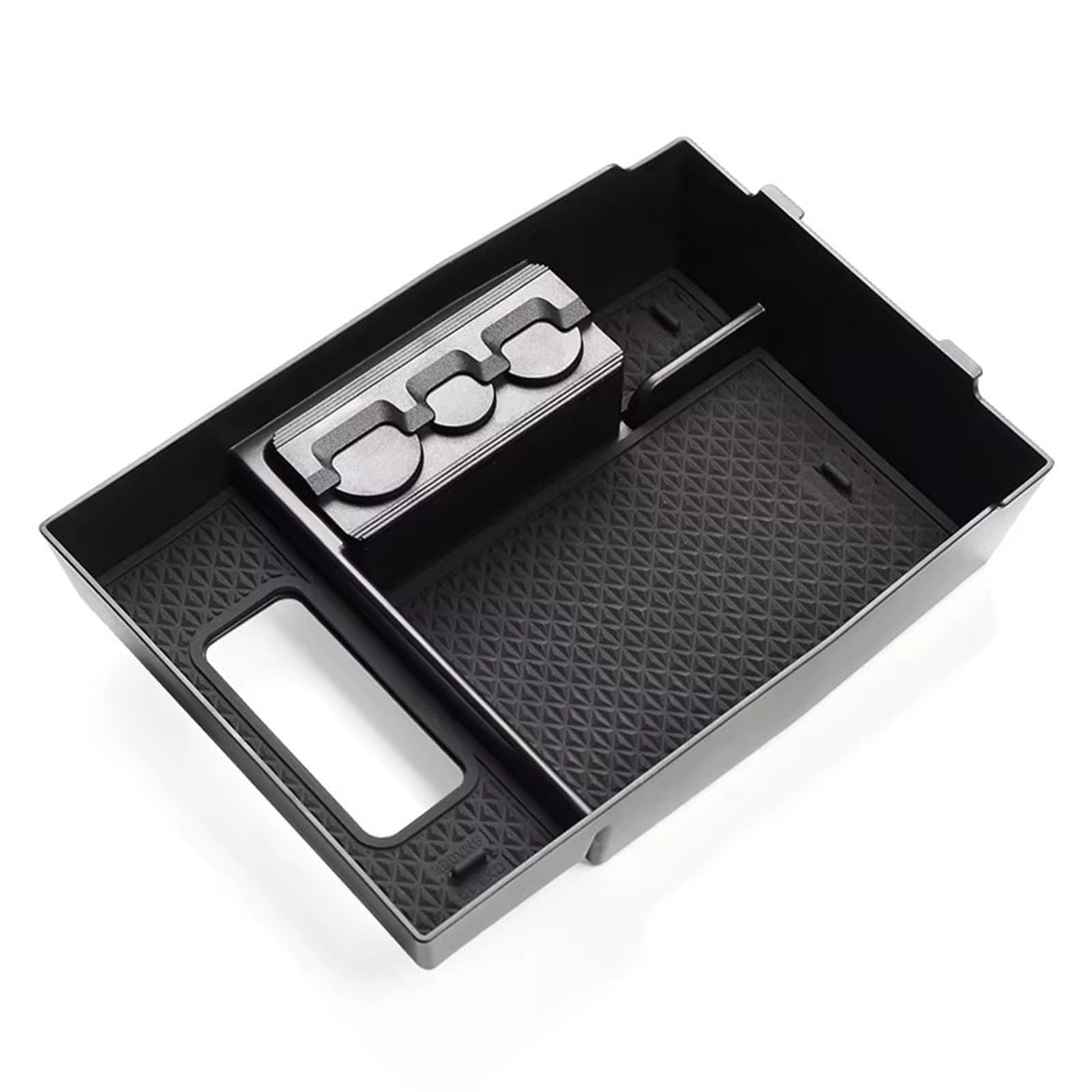 KYTGIOL Car Storage Organizer Compatible With MAZDA For CX-9 2016 2017 2018 2019 Center Console Armrest Storage Box Car Tray Organizers Accessories Tidying