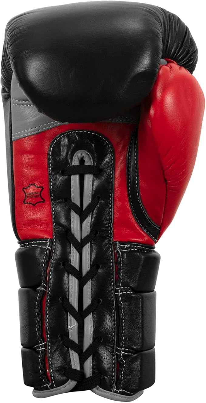 Guantes de Boxeo Sparring Cuero Genuino Cierre Cordones miniatura 5