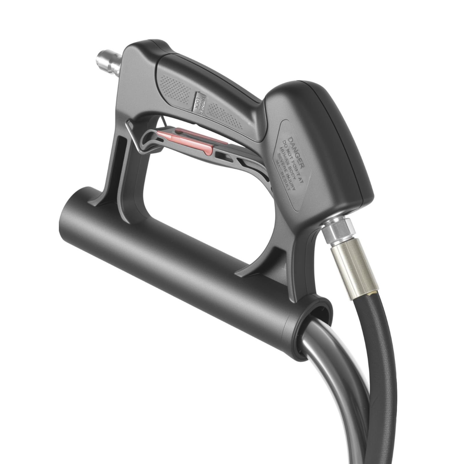 Limpiador de agua de alta presión, limpiador de suelo de coche con 7 boquillas y ruedas universales, limpiador de superficies de acero inoxidable para lavado de debajo del suelo del coche, accesorios