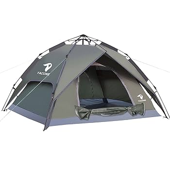 【在庫処分】ワンタッチテント 3～4人用 1秒設営 三用テント 二重層 uvカッ Amazon | テント ワンタッチテント 3-4人用 3WAY 二重層 設営