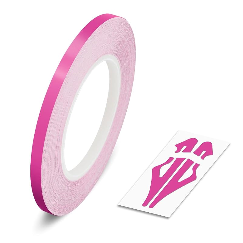 Fita adesiva de vinil para pinstripe DARK PINK AutoXpress Motors Group, 3 mm x 9,80 m – 1 rolo