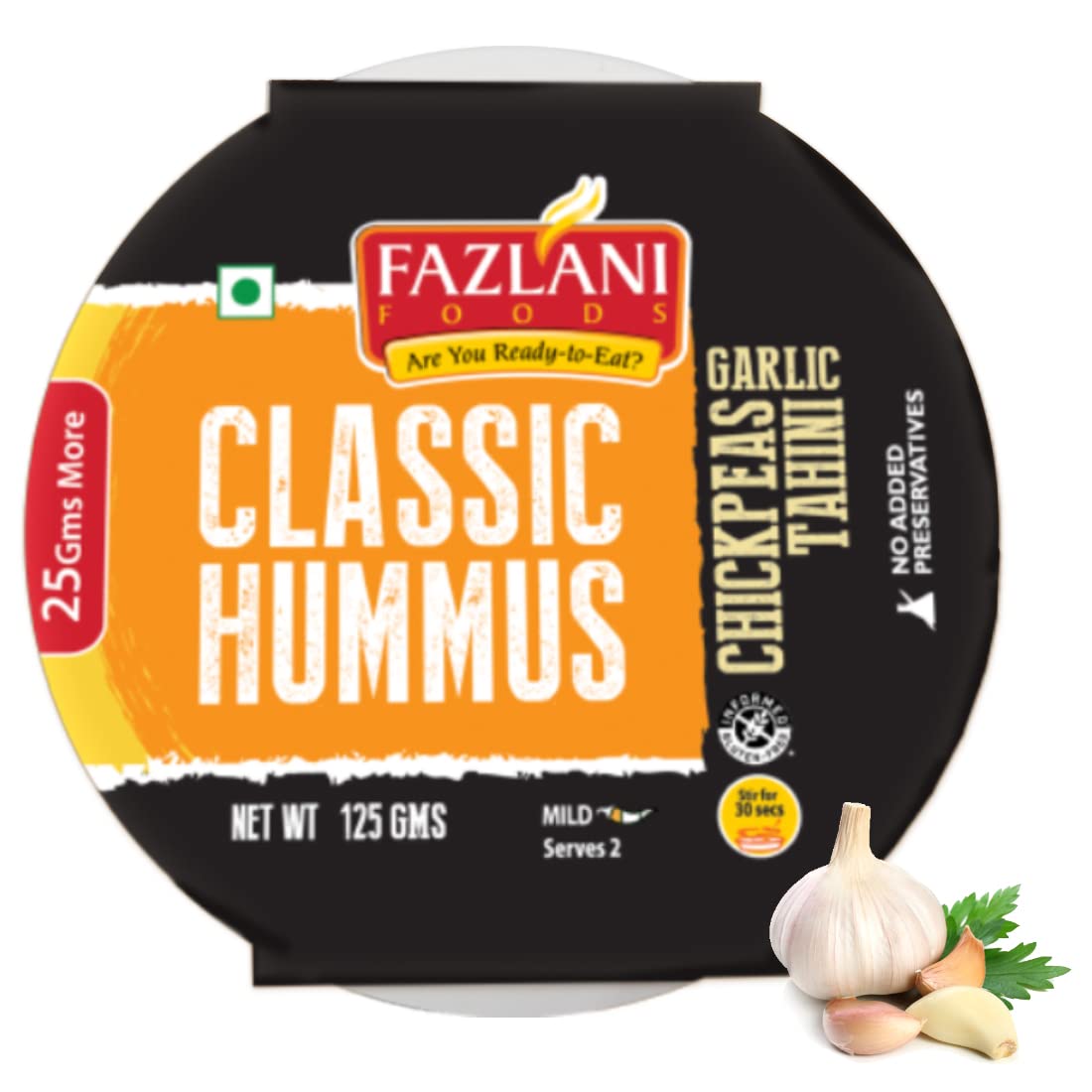 Fazlani Foods Hummus Dip, Made of Chick Peas & Tahini (Classic Hummus, Pack of 1) (B07XHMTGXG) Amazon Price History, Amazon Price Tracker