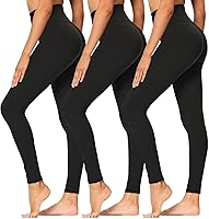 Syrinx High Waisted Leggings for Women - Soft Tummy Control Yoga Pants, Non-See-Through Athletic Tights for Cycling Dance