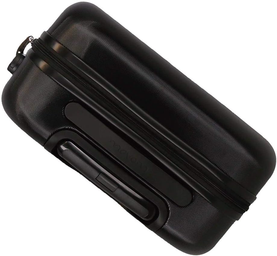 Movom Riga Black Hardside Carry-on Suitcase