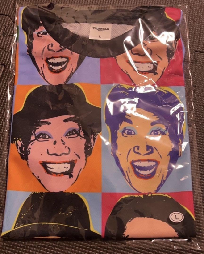 Lサイズ 新品 とんねるず グッズ  Tシャツ/木梨 石橋/ライブ2024 顔H Lサイズ THE LIVE 2024 限定グッズ とんねるず 顔 Tシャツ石橋貴明