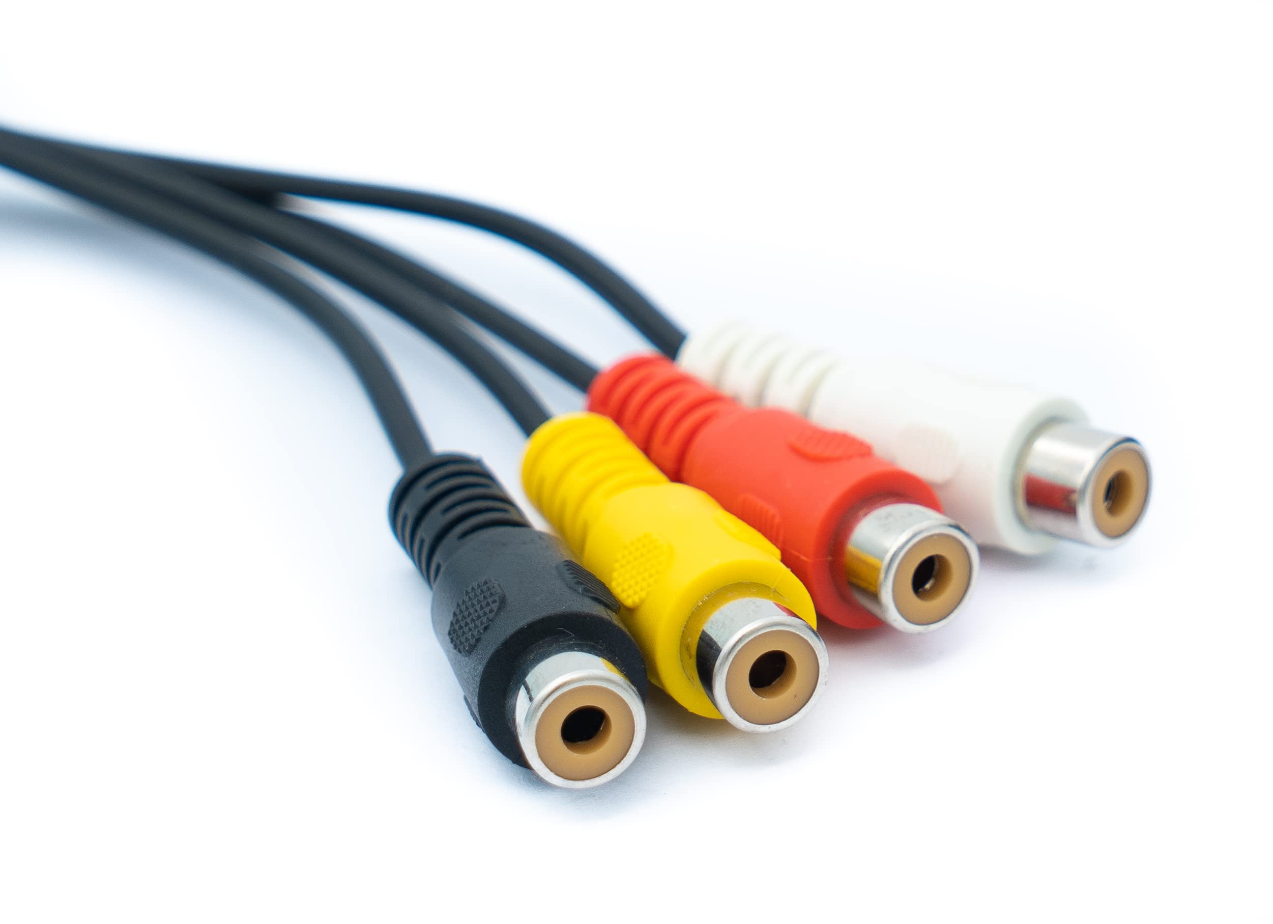 Delock Kabel Cinch Stecker zu Terminalblock Adapter mit Drucktaster 15