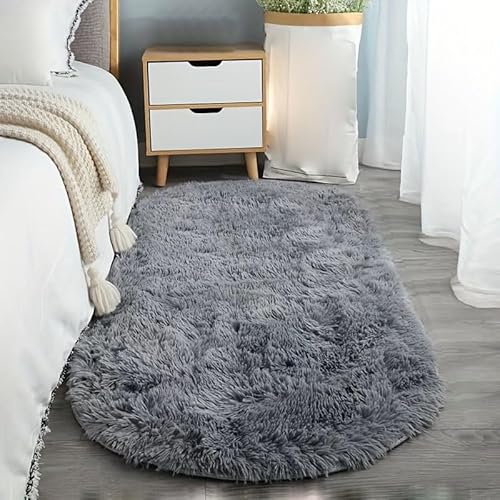 ベランダ ラグマット 洗える 滑り止め 折り畳み シャギー カーペット ウォッシャブル 楕円形 毛足4cm ふわっと 厚手 軽量 床暖房対応 ペット 用 インテリア(A7,180*200cm約2.2畳)