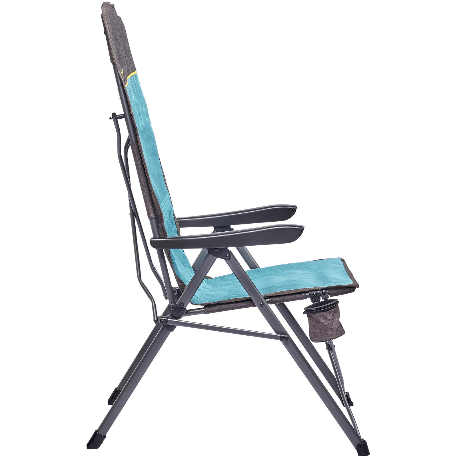 Uquip Chaise de Camping Justy XL Petrol I Chaise Pliante jusqu'à 120 kg I Structure en Acier et Polyester I Idéale pour Le Camping, la Plage, la pêche, Le Jardin et Les Festivals