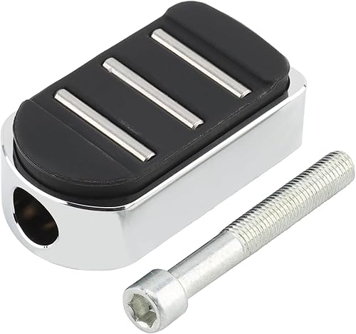 Heel Toe Shifter Peg Streamliner Shift Peg for Harley Touring Road King Street Glide Road Glides Sportster 883 1200 Dyna Street Bob Softail Fatboy Breakout FL (Chrome)