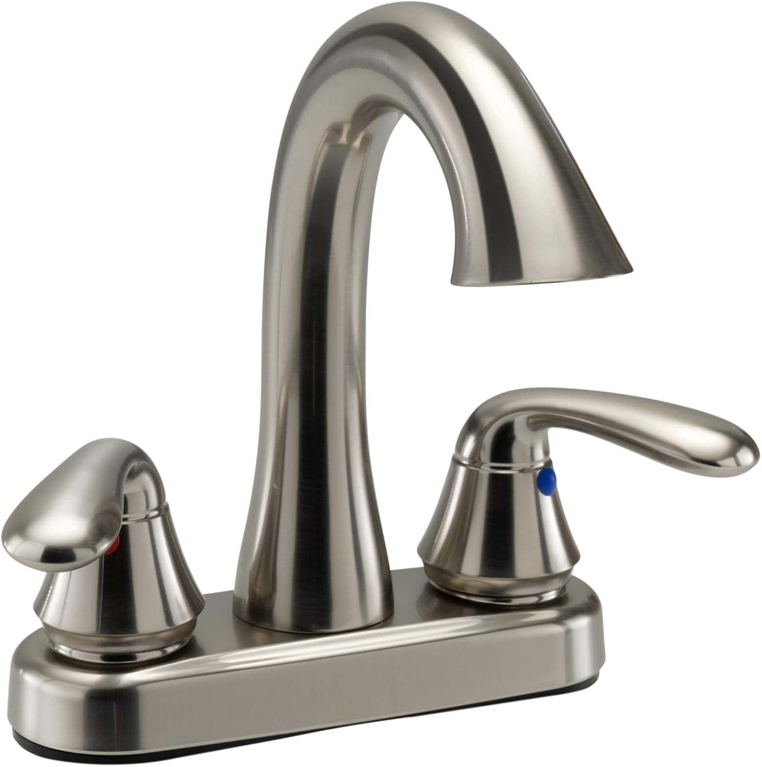 RecPro RV Bathroom Faucet with Two Handles 4 Inch