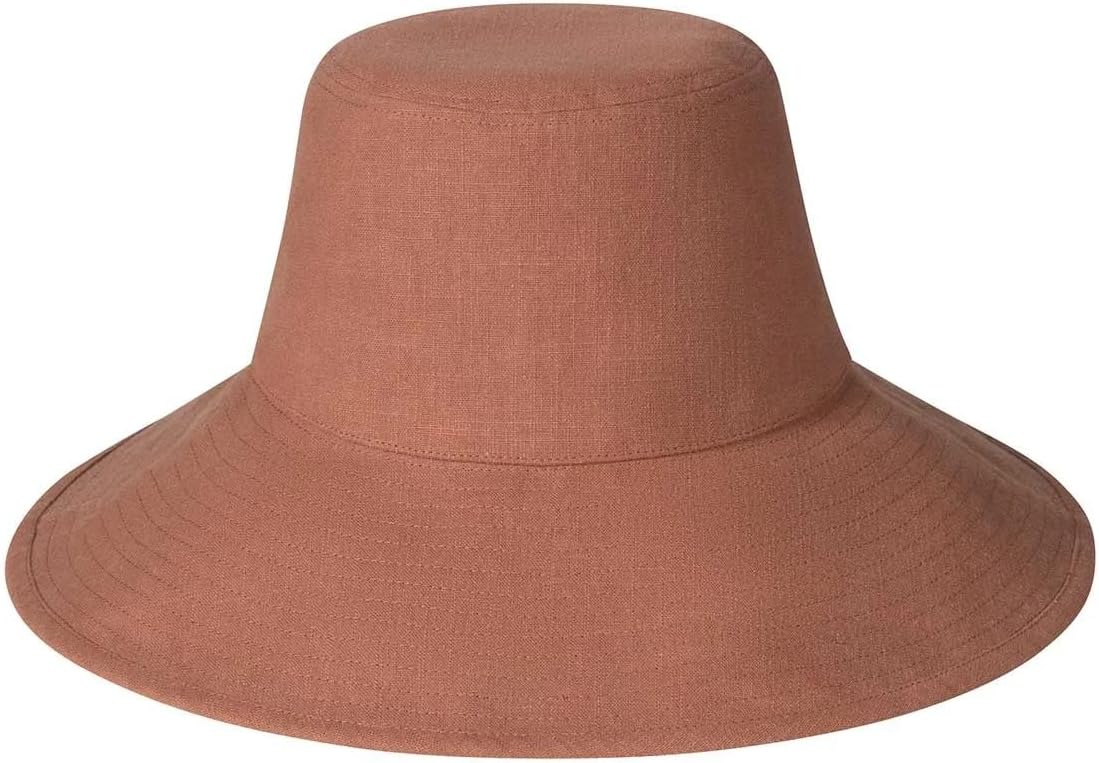 Lack of Color Women's Summer Bucket Linen Blend Wide-Brimmed Hat