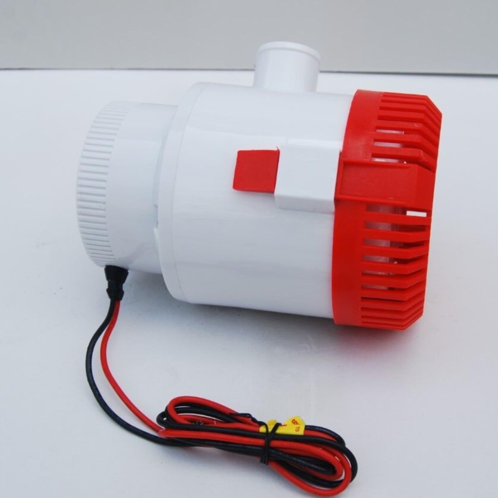 Bomba sumergible 3500 GPH (13.248 l/h) para yates y barcos, bomba de achique de 12 V/24 V con altura de extracción de 8 m, carcasa de ABS resistente, bajo consumo de energía para aguas residuales (12