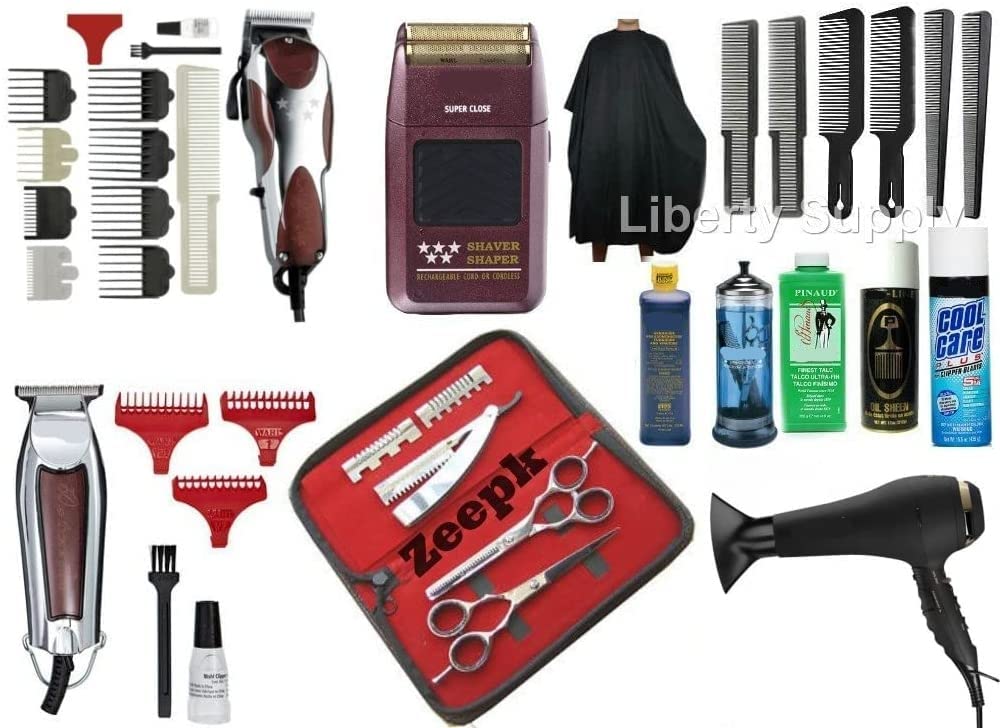 美容学校教材セット Amazon.com: Liberty Supply Barber School Kit ESTANDAR DE