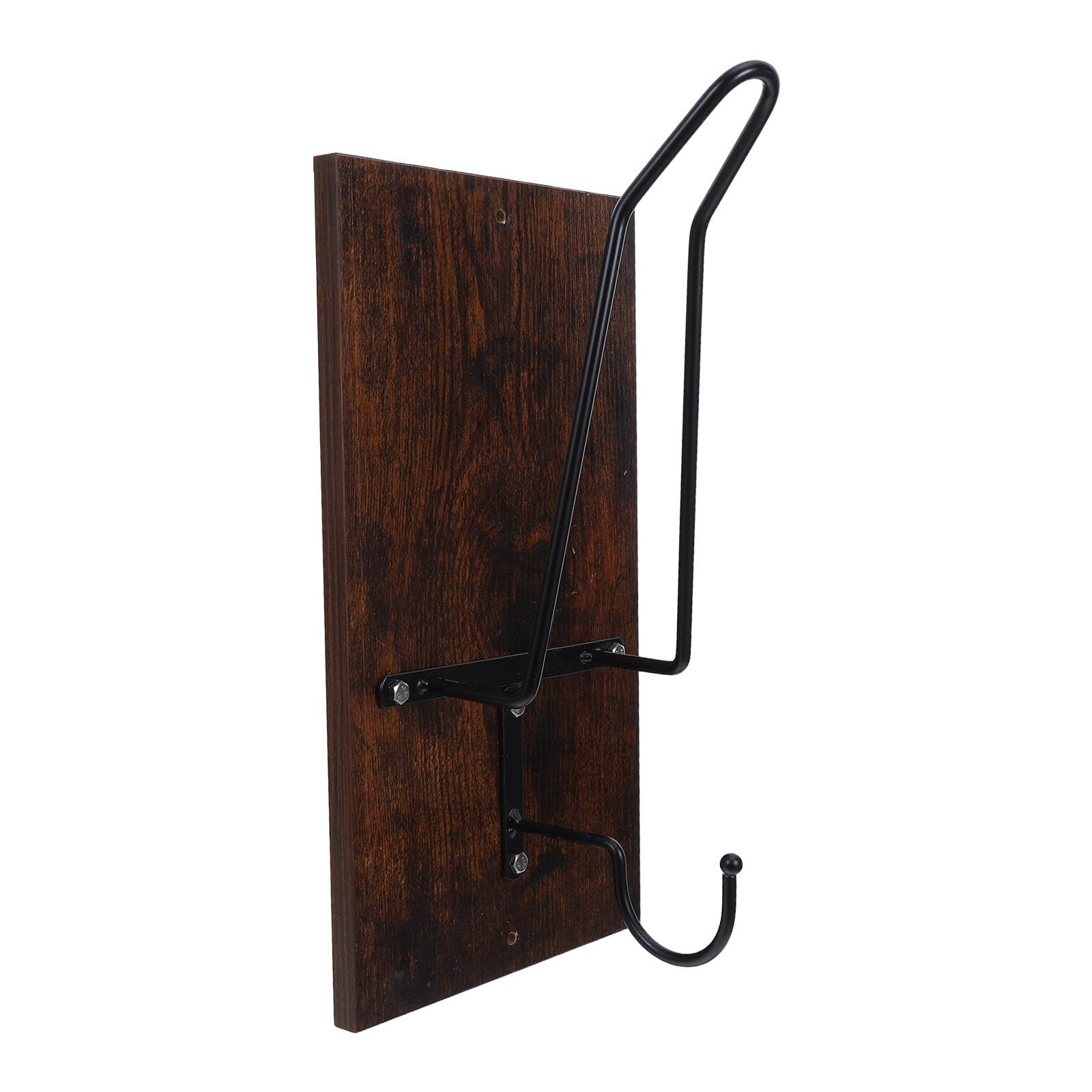 Soporte de cascos para moto en garaje diseño funcional de pared mixta
