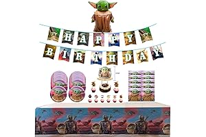Baby yoda Birthday Party Supplies