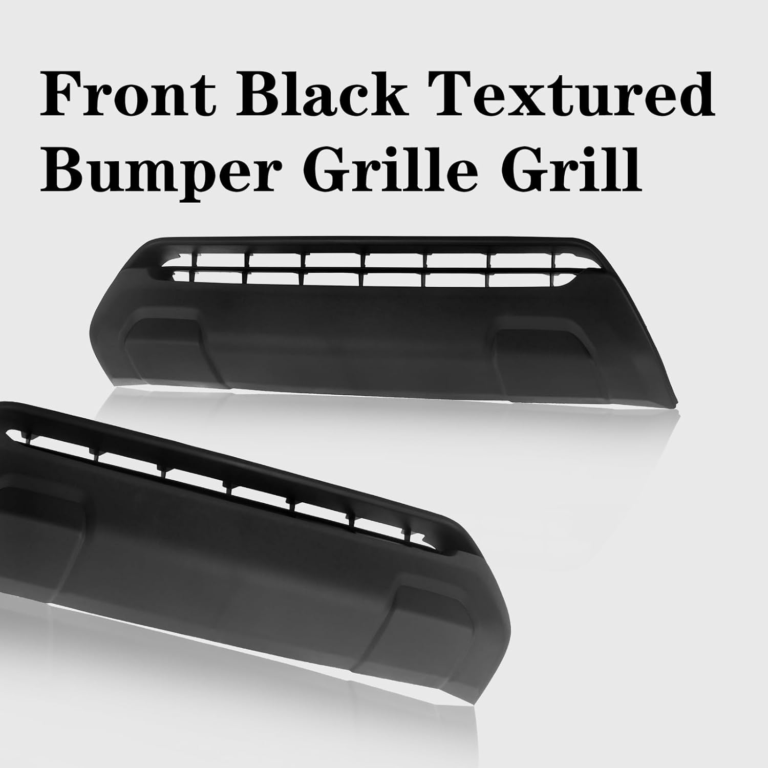 Perfit Liner Front Black Textured Bumper Grille Grill Compatible With 2012-2015 Tacoma TO1036133 5311204030