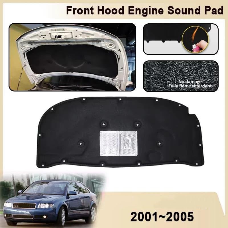 Isolation capot Audi A4 B6 tapis insonorisant haut de gamme 2001-2005