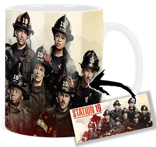 Station 19 Danielle Savre Jaina Lee Ortiz Tasse Keramikbecher Mug für 12,99 EUR (-12%) statt 23,95 EUR bei amazon.de Bild: Station 19 Danielle Savre Jaina Lee Ortiz Tasse Keramikbecher Mug für 12,99 EUR (-12%) statt 23,95 EUR bei amazon.de