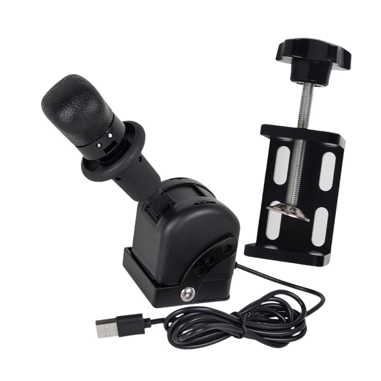 QUILSTM Frein à main pour camion de jeu vidéo : contrôle précis grâce à sa construction métallique compacte et robuste. Frein main pour ordinateur de