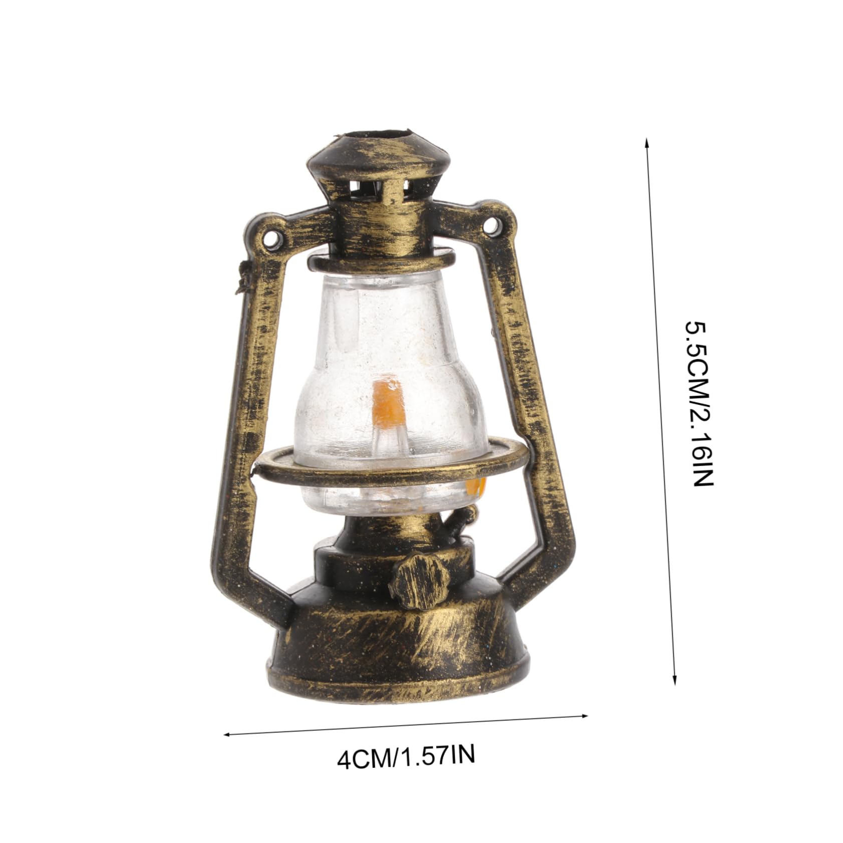 UPKOCH 4Pcs Craft Wind Lamp Micro Landscape Adornment Adorable Table Lamp Succulent Ornament for Creative Gardening for Home and