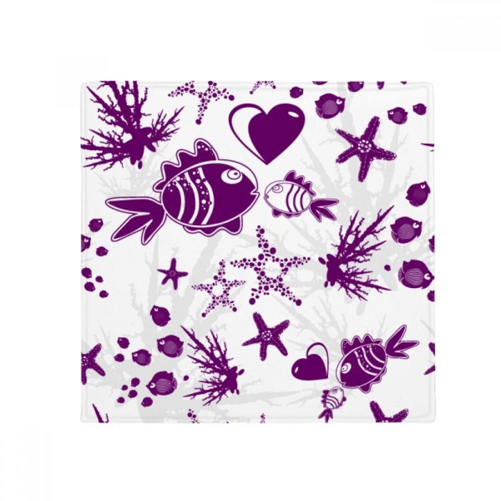 Tapis de sol poissons marins anti-glisse 80x80cm pour sécuriser votre cuisine