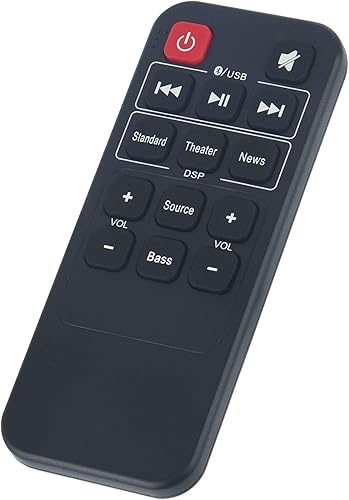 Miniatura 2 de RMT-HSB318 Mando a distancia de repuesto para altavoz Insignia NS-HSB318 Soundbar Home Theater