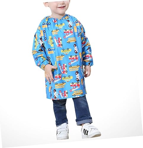 Miniatura 4 de ORFOFE Delantal de pintura para niños de 3 a 5 años