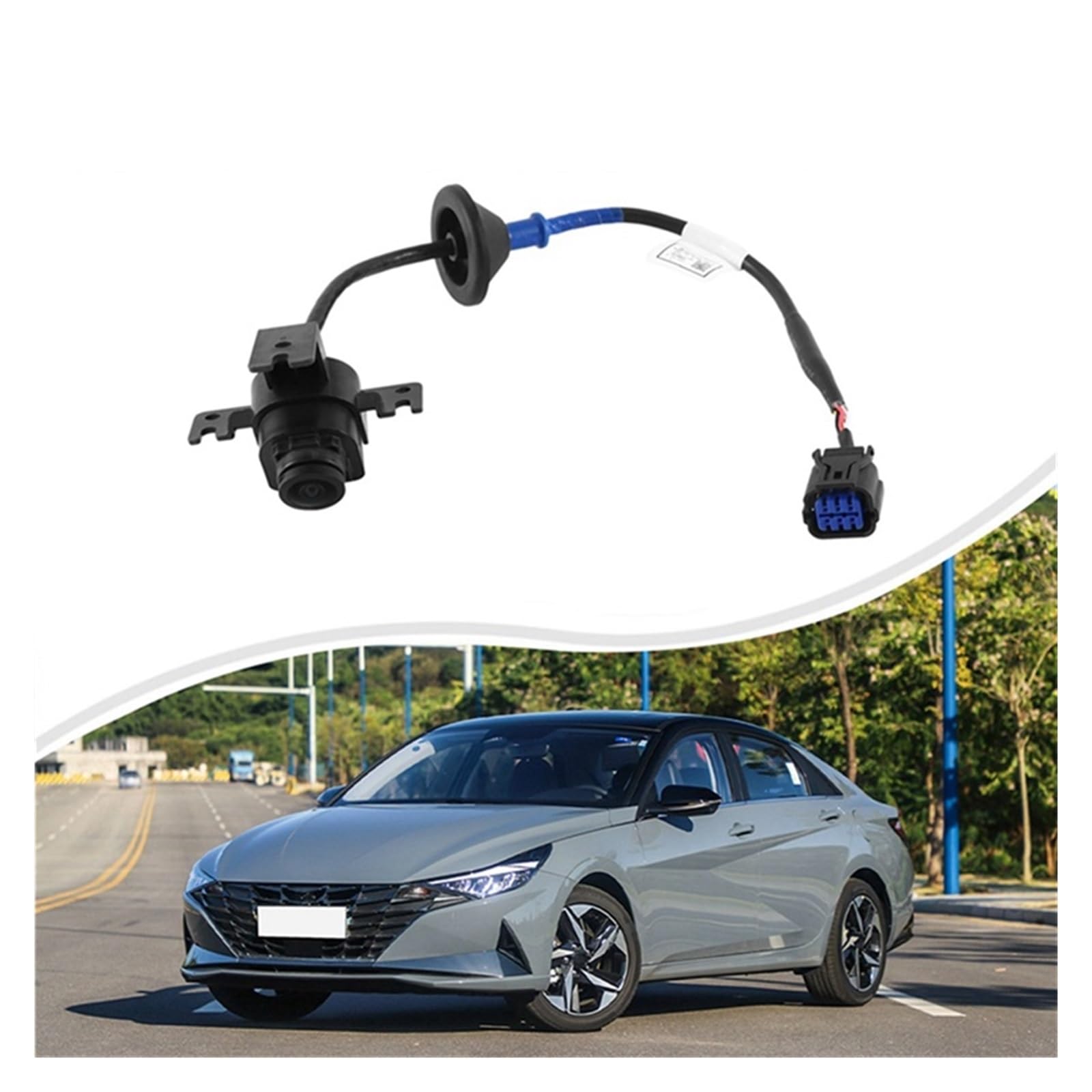 Kamera cofania Kompatybilna z Hyundai Elantra N 2022-2023 | Wspomaganie parkowania, Część zamienna, Bezpośrednie dopasowanie, OE 99240-AA210 99240-AA200 99240-AA000